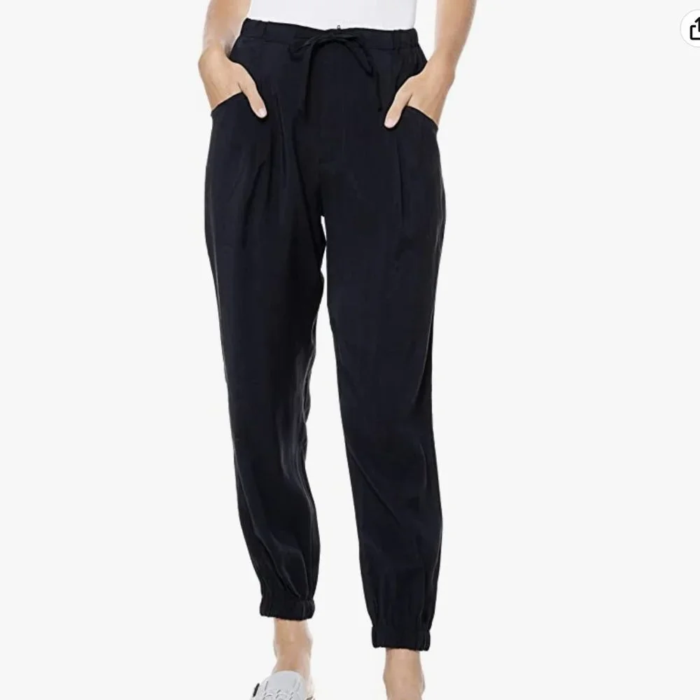 Elodie High Waisted Jogger with Elastic Band Drawstrings - Picture 1 of 2